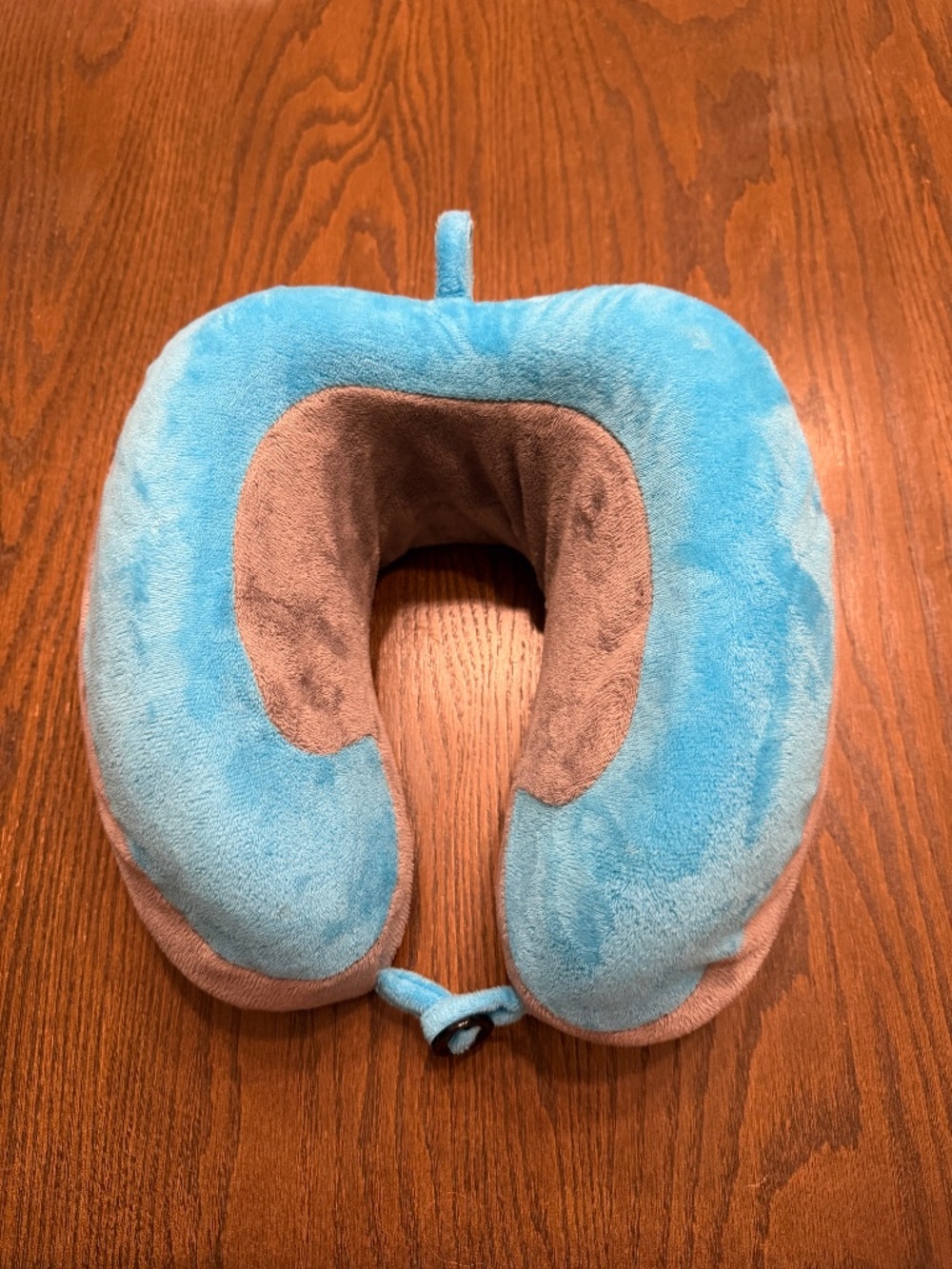 Douleaf Memory Foam Travel Neck Pillow Blue/Grey Plish